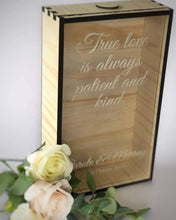 Load image into Gallery viewer, Sand Ceremony Box - Custom Design Silver Belle Design
