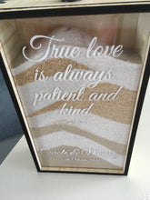 Load image into Gallery viewer, Sand Ceremony Box - True Love Silver Belle Design
