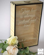 Load image into Gallery viewer, Sand Ceremony Box - True Love Silver Belle Design
