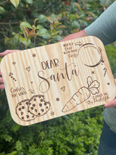 Load image into Gallery viewer, Santa Clause Boards Christmas Night Cookies Silver Belle Design
