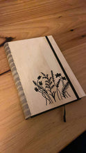 Load image into Gallery viewer, Hinged Timber Notebook
