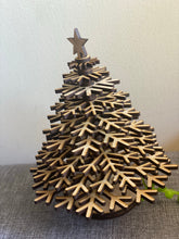 Load image into Gallery viewer, Snowflake Christmas Tree Silver Belle Design
