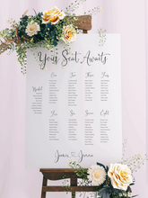 Load image into Gallery viewer, Table Seating Plan - Amelia Design Silver Belle Design
