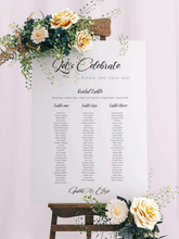 Load image into Gallery viewer, Table Seating Plan - Elise Design Silver Belle Design
