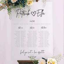 Load image into Gallery viewer, Table Seating Plan - Ella Design Silver Belle Design
