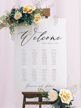 Load image into Gallery viewer, Table Seating Plan - Genevieve Design Silver Belle Design
