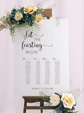 Load image into Gallery viewer, Table Seating Plan - Harriet Design Silver Belle Design
