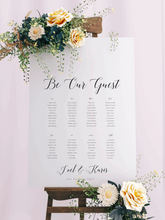 Load image into Gallery viewer, Table Seating Plan - Karis Design Silver Belle Design
