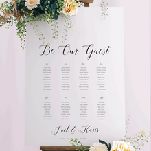 Load image into Gallery viewer, Table Seating Plan - Karis Design Silver Belle Design
