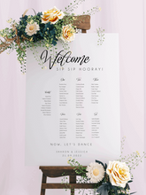 Load image into Gallery viewer, Table Seating Plan - Sharon Design Silver Belle Design
