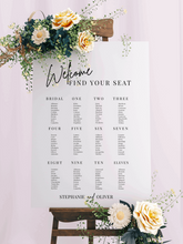 Load image into Gallery viewer, Table Seating Plan - Stephanie Design Silver Belle Design
