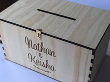 Load image into Gallery viewer, Timber Keepsake Box - Personalised &amp; Printed Silver Belle Design
