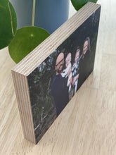 Load image into Gallery viewer, Timber Photo Blocks Silver Belle Design
