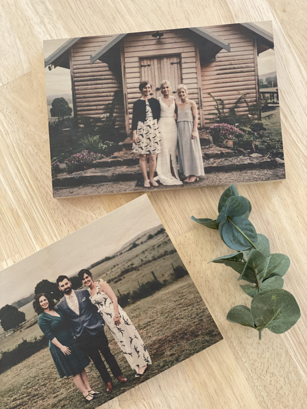 Timber Photo Blocks Silver Belle Design