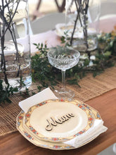 Load image into Gallery viewer, Timber Place Names or Place Settings Silver Belle Design
