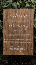 Load image into Gallery viewer, Unplugged Sign - Custom Design Available Silver Belle Design
