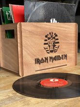 Load image into Gallery viewer, Vinyl Record Timber Box Silver Belle Design
