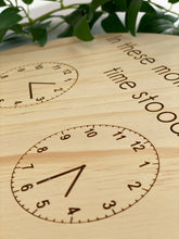 Load image into Gallery viewer, Wall Plaque When Time Stood Still Silver Belle Design
