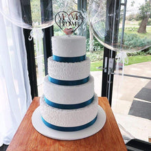 Load image into Gallery viewer, Wedding Cake Topper - Design Your Own Custom Order Silver Belle Design
