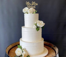 Load image into Gallery viewer, Wedding Cake Topper - Design Your Own Custom Order Silver Belle Design
