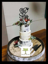 Load image into Gallery viewer, Wedding Cake Topper - Design Your Own Custom Order Silver Belle Design
