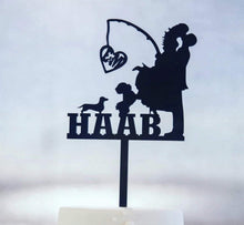 Load image into Gallery viewer, Wedding Cake Topper - Design Your Own Custom Order Silver Belle Design
