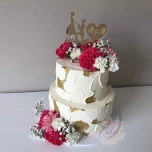 Load image into Gallery viewer, Wedding Cake Topper - Design Your Own Custom Order Silver Belle Design
