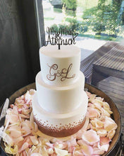 Load image into Gallery viewer, Wedding Cake Topper - Design Your Own Custom Order Silver Belle Design
