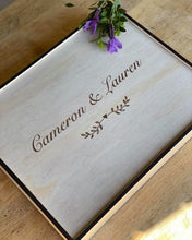 Load image into Gallery viewer, Wedding Keepsake Box Large Silver Belle Design

