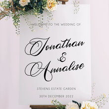 Load image into Gallery viewer, Welcome Sign - Annalise Design Silver Belle Design
