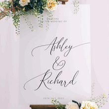 Load image into Gallery viewer, Welcome Sign - Ashley Design Silver Belle Design
