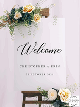 Load image into Gallery viewer, Welcome Sign - Erin Design Silver Belle Design
