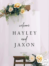 Load image into Gallery viewer, Welcome Sign - Hayley Design Silver Belle Design
