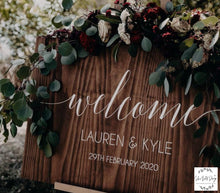 Load image into Gallery viewer, Welcome Sign - Lauren Design Silver Belle Design
