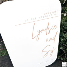 Load image into Gallery viewer, Welcome Sign - Lyndsie Design Silver Belle Design
