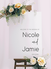 Load image into Gallery viewer, Welcome Sign - Nicole Design Silver Belle Design
