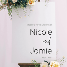 Load image into Gallery viewer, Welcome Sign - Nicole Design Silver Belle Design

