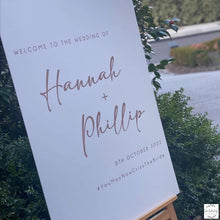 Load image into Gallery viewer, Welcome Sign - Phillip Design Silver Belle Design
