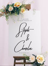 Load image into Gallery viewer, Welcome Sign - Steph Design Silver Belle Design
