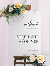 Load image into Gallery viewer, Welcome Sign - Stephanie Design Silver Belle Design
