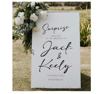 Load image into Gallery viewer, Wooden A-Frame Rustic Sign - Jack Silver Belle Design
