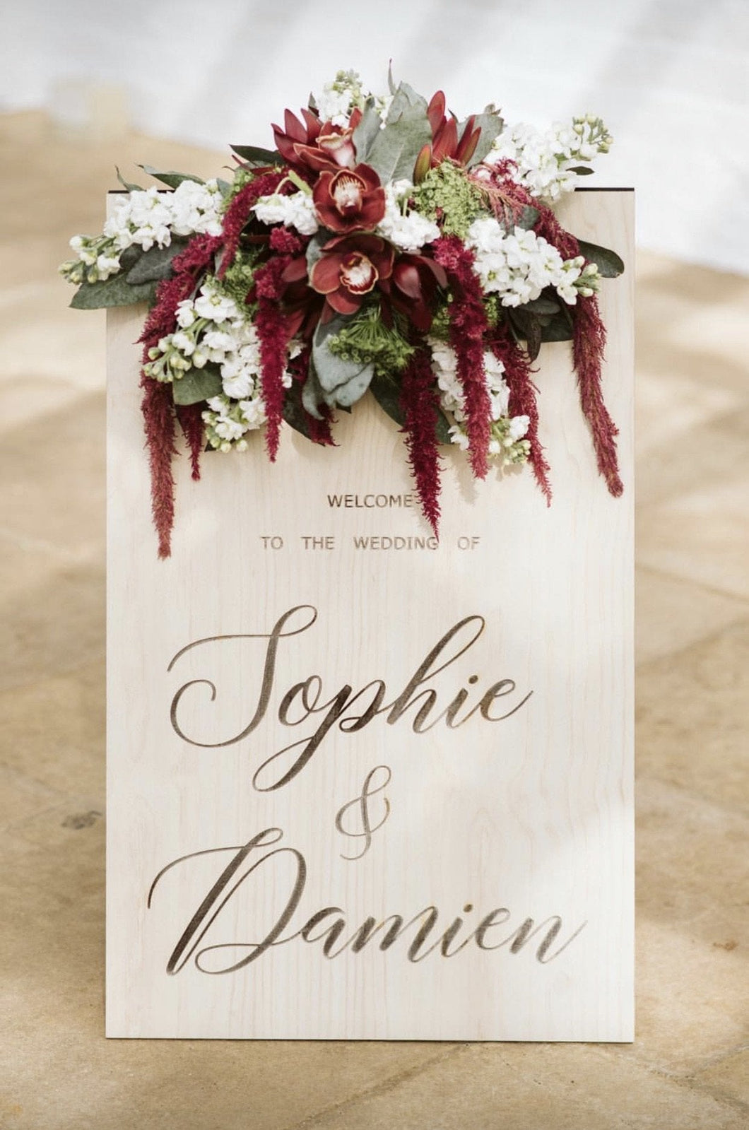 Wooden A-Frame Rustic Sign - Sophie Silver Belle Design