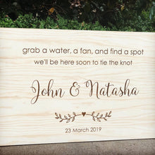 Load image into Gallery viewer, Wooden Welcome Sign - Natasha Silver Belle Design
