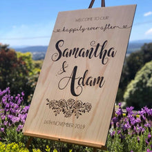 Load image into Gallery viewer, Wooden Welcome Sign - Samantha Silver Belle Design
