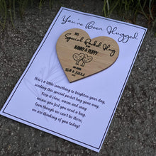 Load image into Gallery viewer, You’ve Been Hugged Heart 💖 Silver Belle Design
