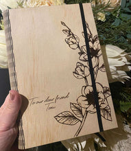 Load image into Gallery viewer, Hinged Timber Notebook
