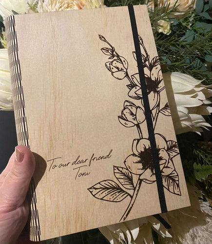 Hinged Timber Notebook