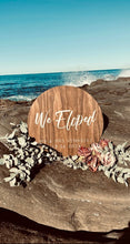 Load image into Gallery viewer, Elopement Signs Timber &amp; Acrylic - &#39;We Eloped&#39;
